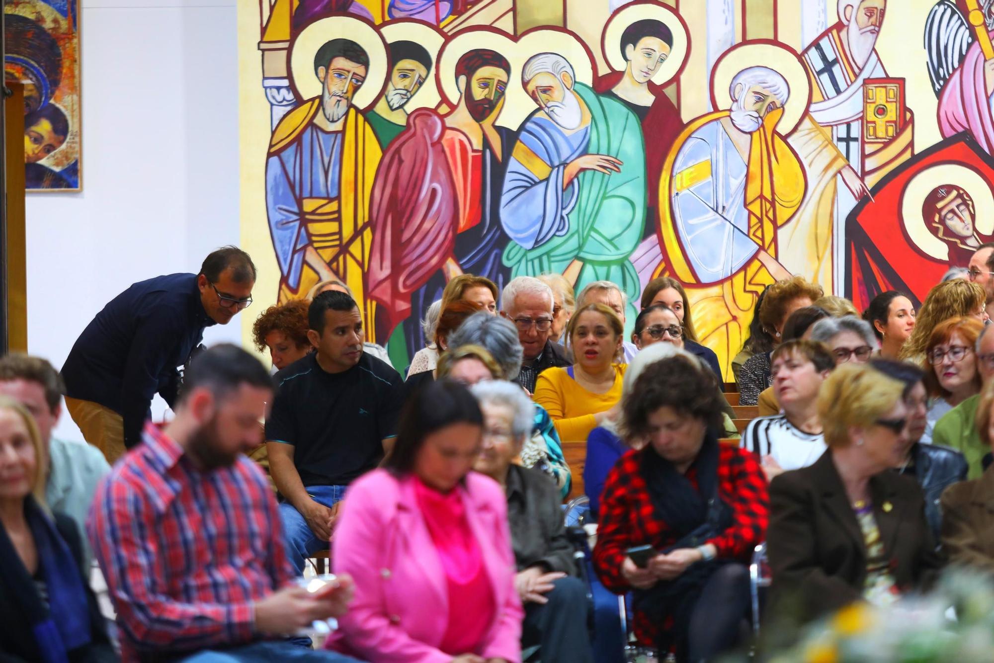 Las imágenes de la llegada de Lleó a a la iglesia de Santo Tomás de Villanueva