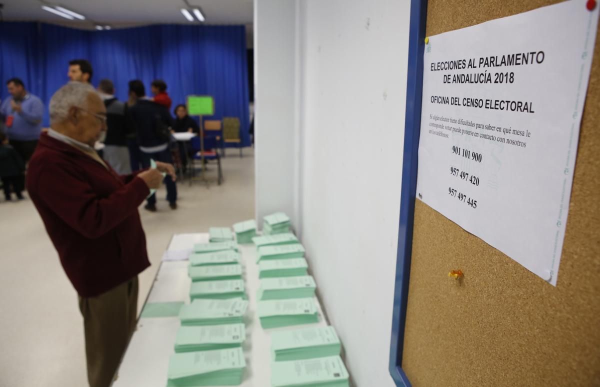 2-D Elecciones Andaluzas/Jornada electoral en Córdoba