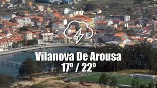 El tiempo en Vilanova de Arousa: previsión meteorológica para hoy, jueves 16 de julio