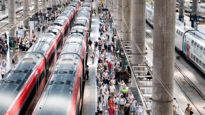 Estación de Puerta de Atocha, en Madrid.