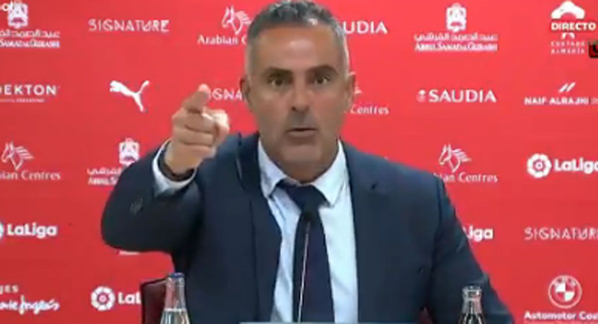 José Gomes, durante su rueda de prensa.