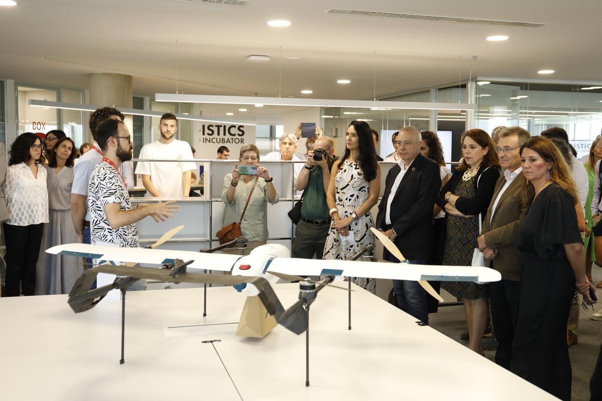 El uso de drones y otras tecnologías avanzadas caracteriza a las empresas del vivero.