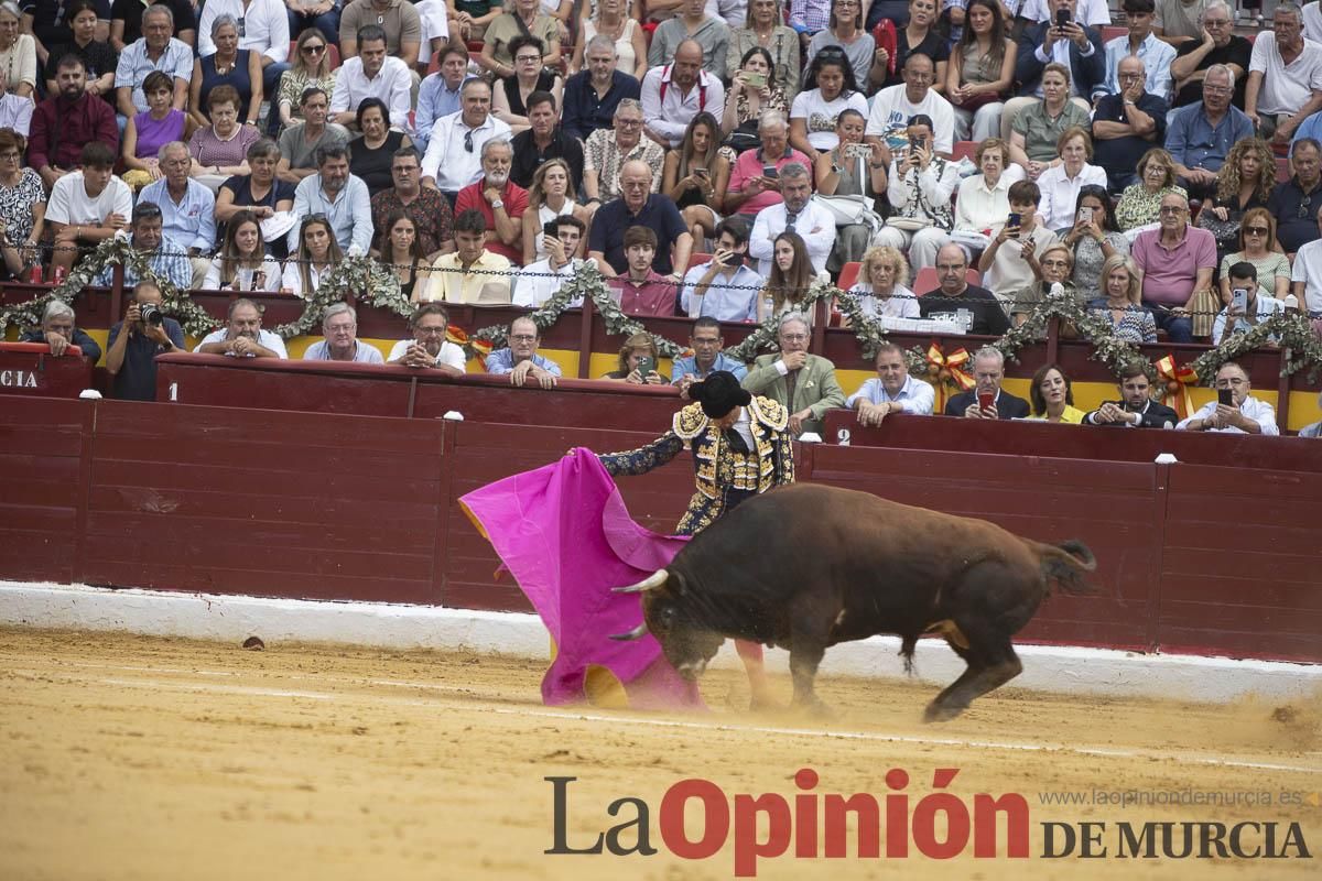 Cuarta corrida en la Feria Taurina de Murcia (Castella, Manzanares y Ureña)