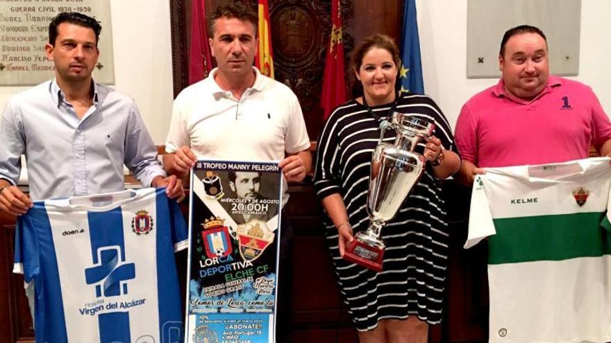 Mantecón, está mañana en la presentación del trofeo de Lorca