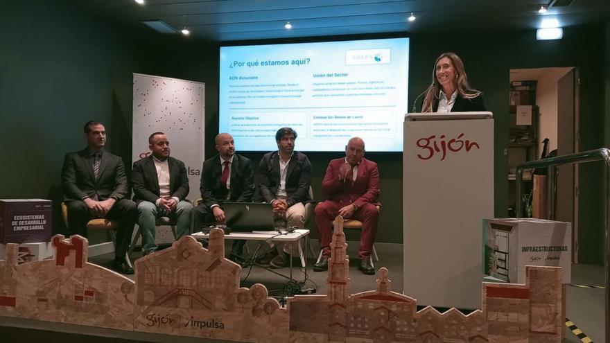 Ángela Pumariega, con la Asociación de Renovables |