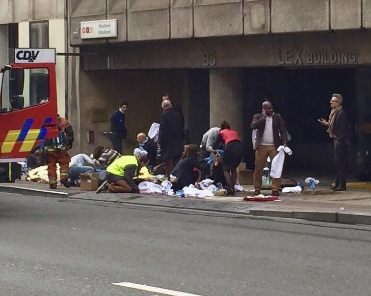 Cadena de atentados en Bruselas