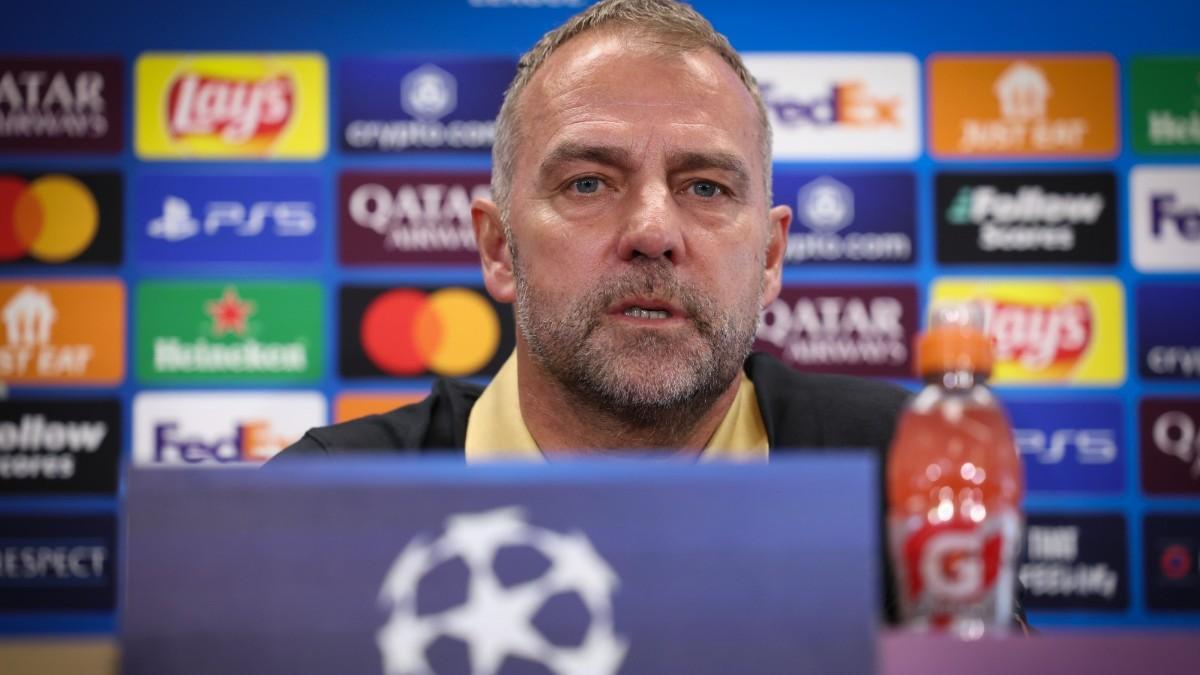 Flick, en la rueda de prensa previa al partido de Champions contra el Dortmund