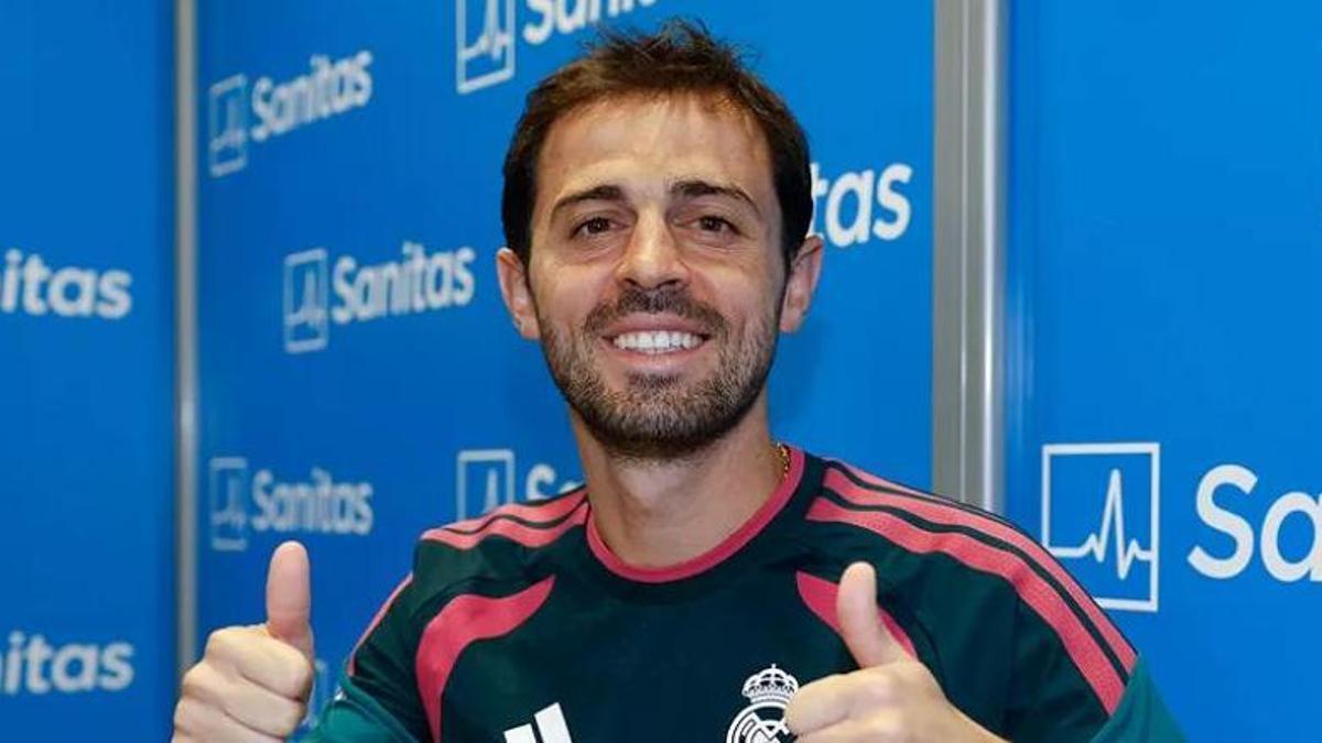 Bernardo Silva superó las pruebas médicas con el Real Madrid