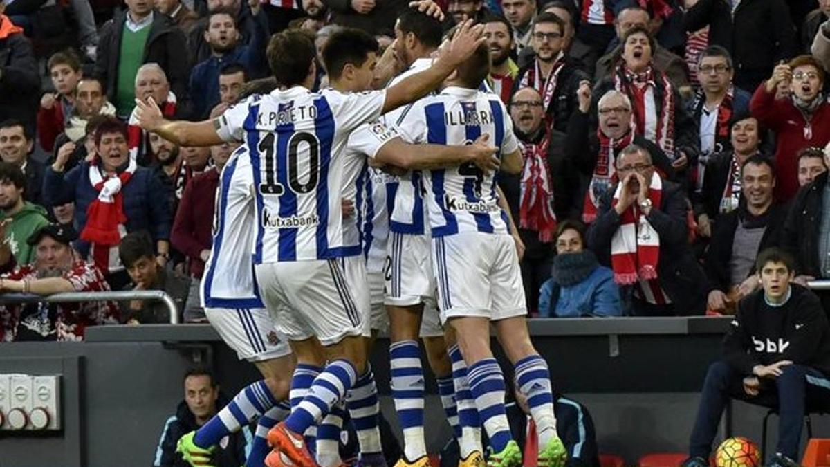 Jonathas marcó el único tanto del Athletic-Real Sociedad