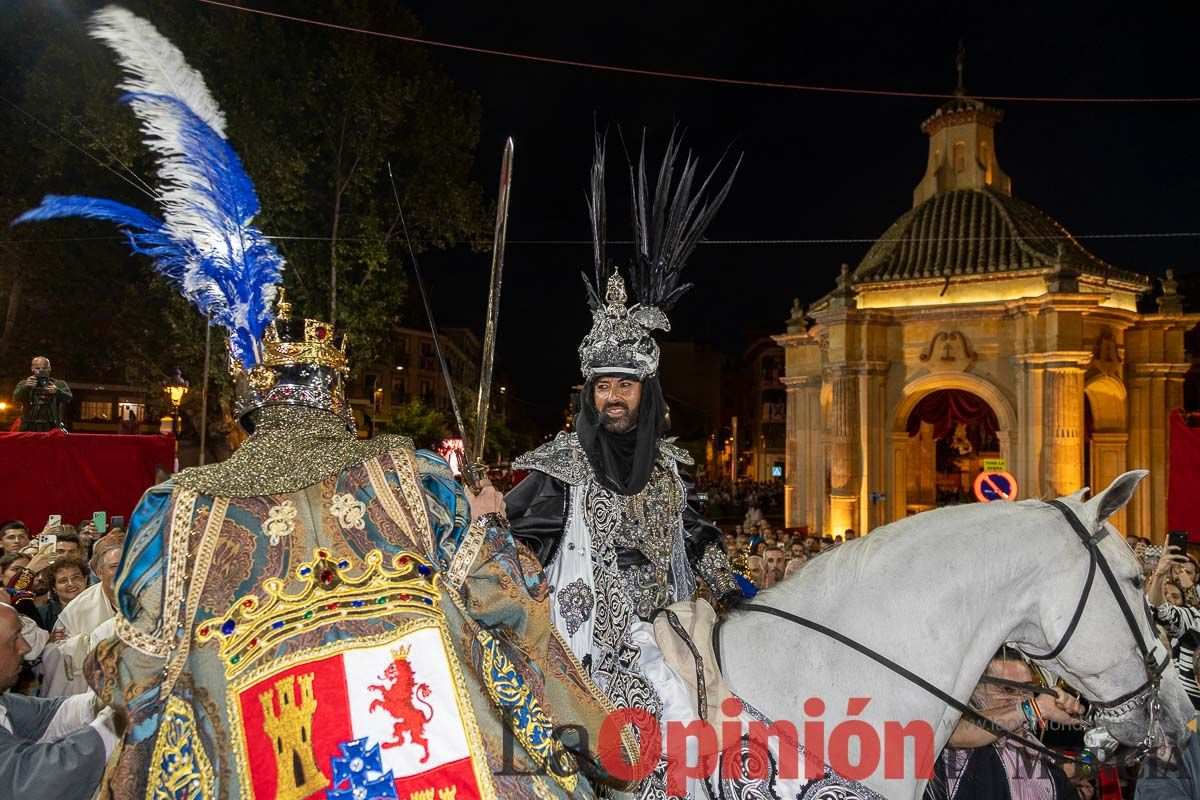 Procesión del Baño y parlamento en las Fiestas de Caravaca