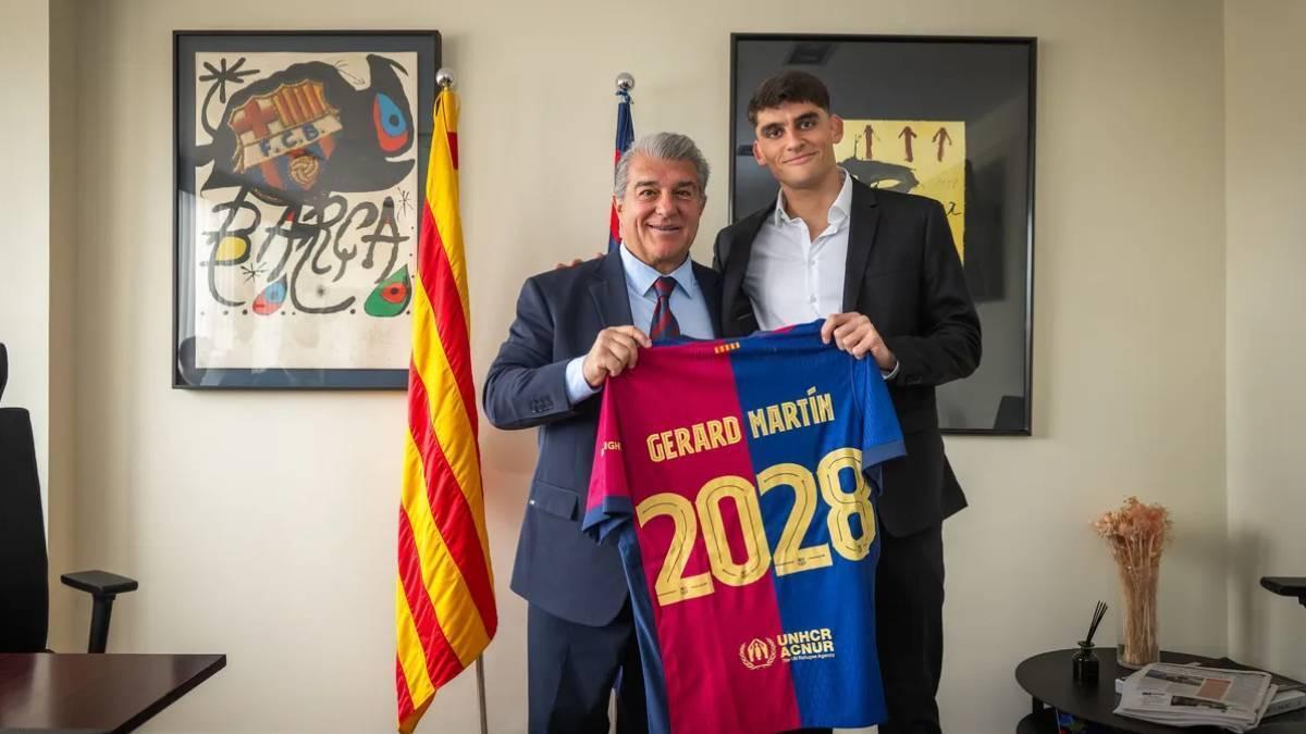 Gerard Martín, ficha por el Barça Atlètic en el verano de 2023