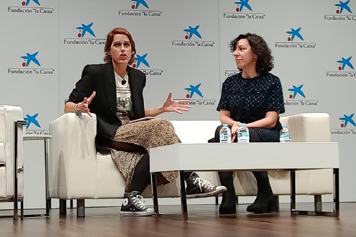 Laura Baena, fundadora del Club de Malasmadres, y Sara Toledano.