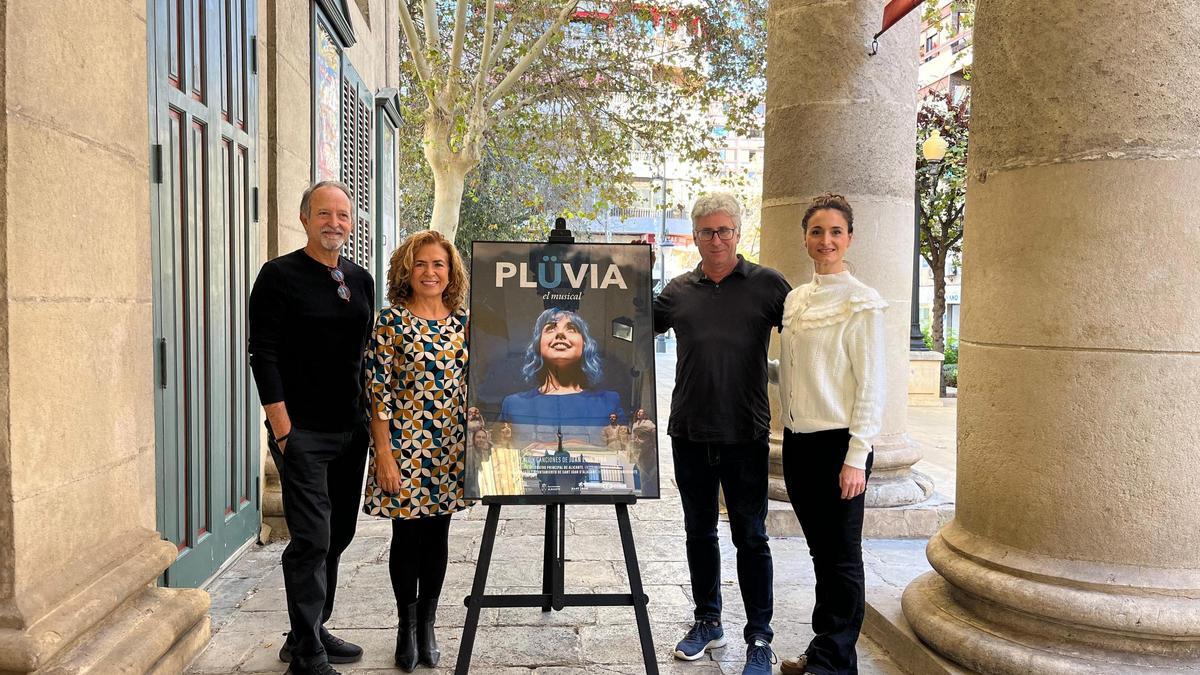 Presentación oficial del musical Plüvia, en el Teatro Principal de Alicante