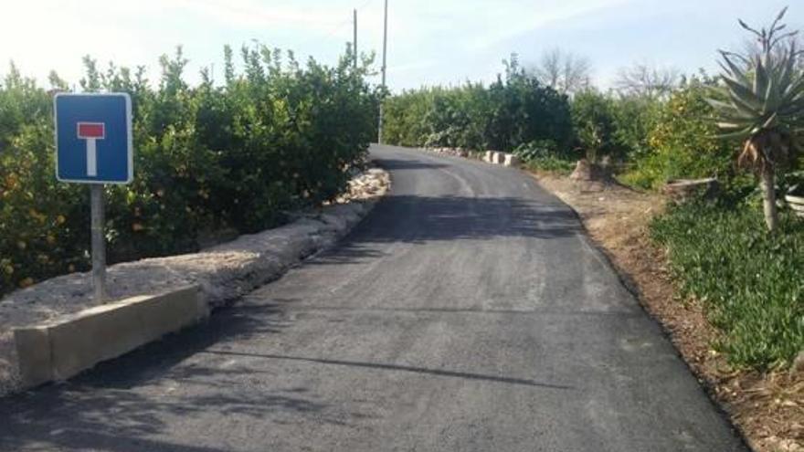 Foto del camino facilitada ayer por el PSOE oriolano.