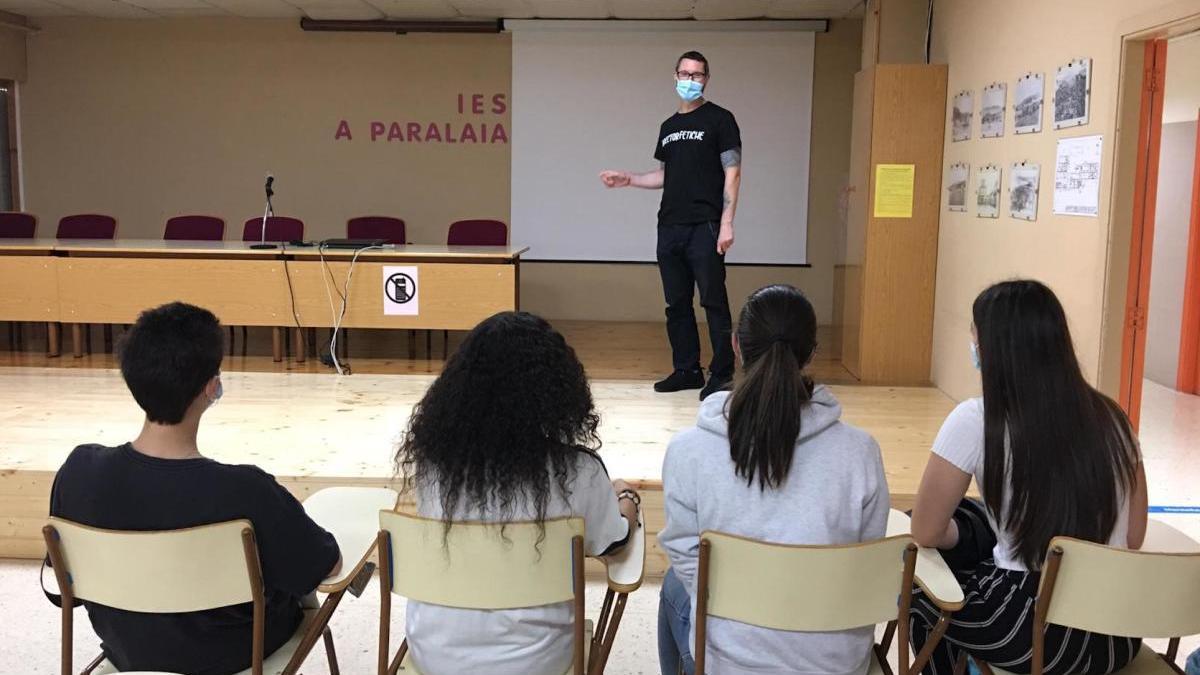 Clases de preparación para a EBAU no IES A Paralaia este xoves.