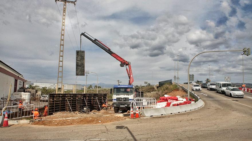 Obras en el escaléxtric de Almassora