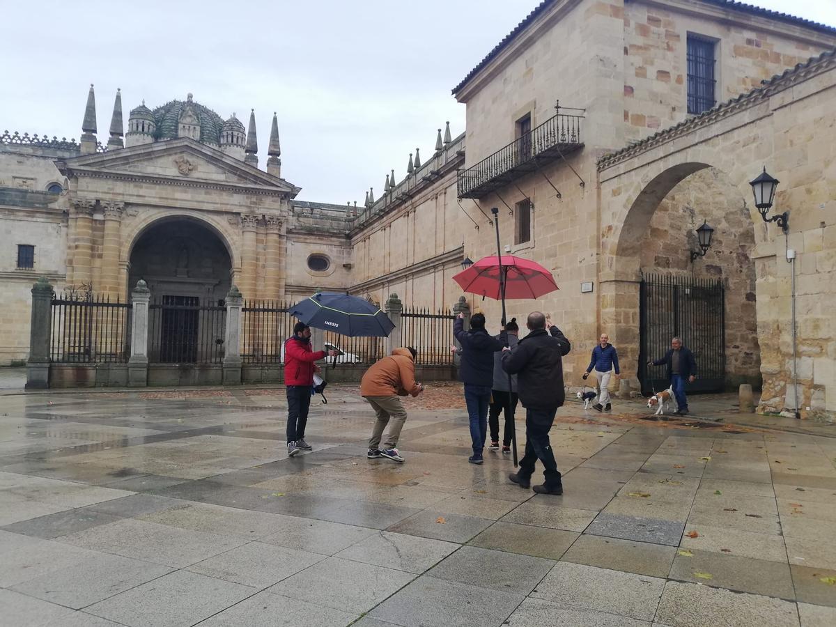 Grabación del programa del perro Pipper en Zamora