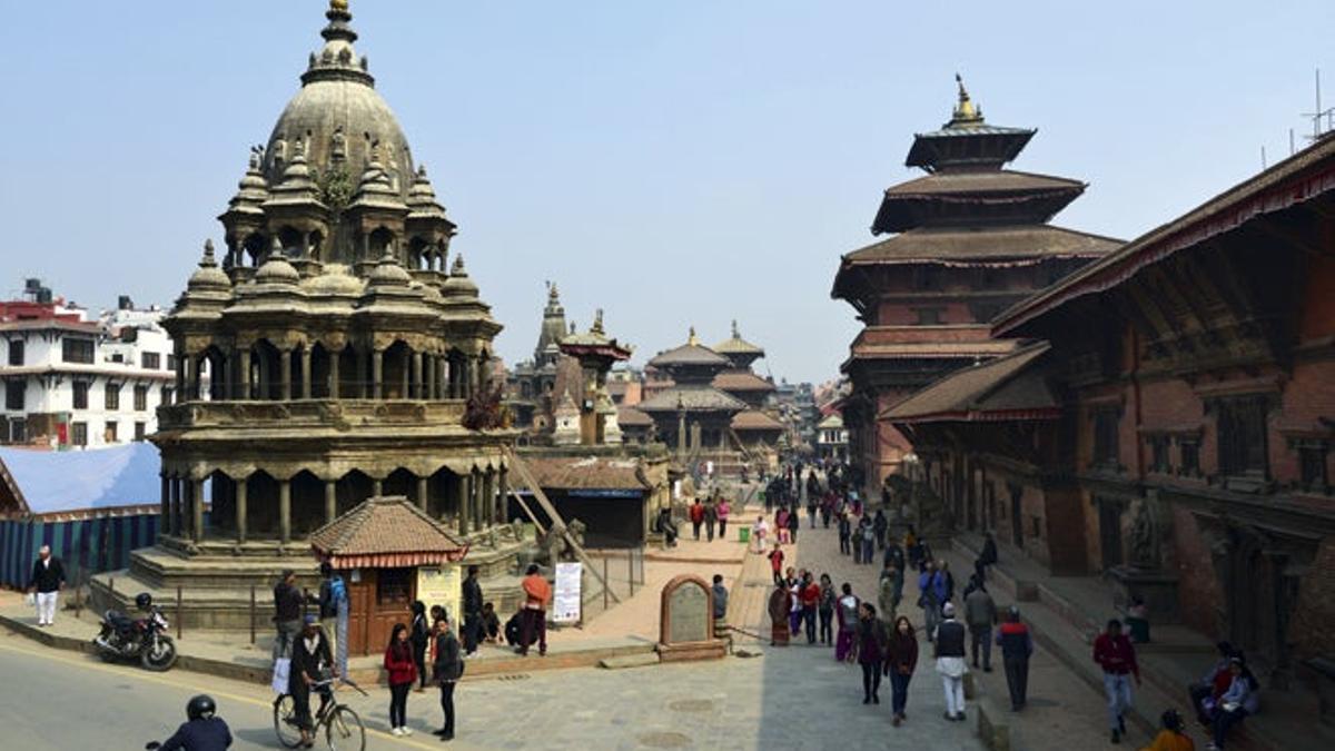 Plaza Durbar en Patan.