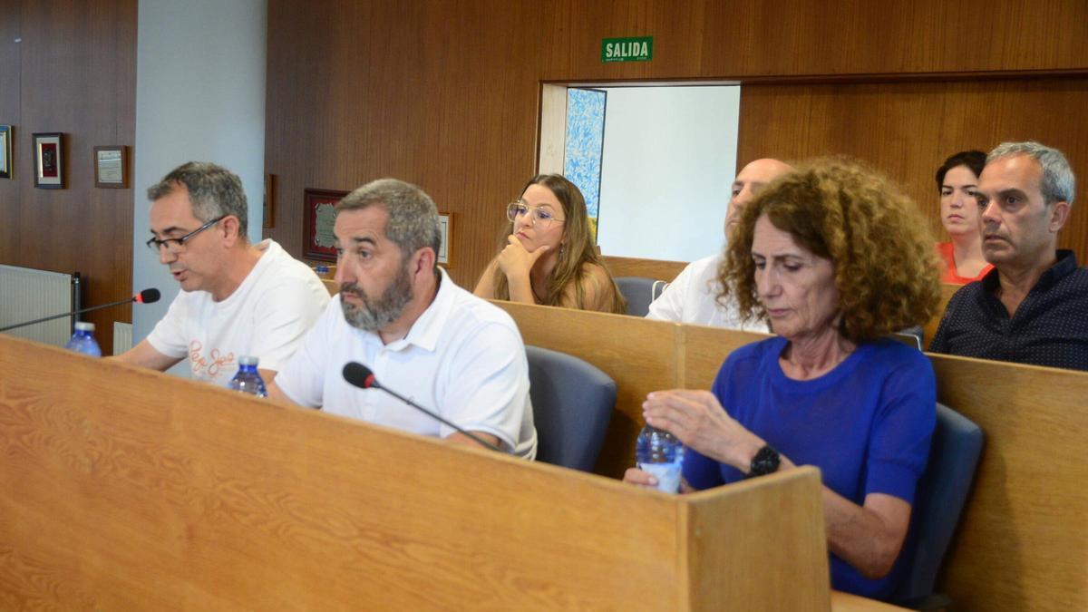 La bancada popular durante la celebración del pleno del pasado mes de julio.