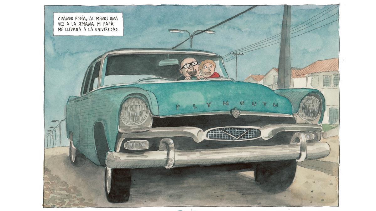 Viñeta de 'El olvido que seremos', versión en cómic de la novela de Héctor Abad Faciolince.