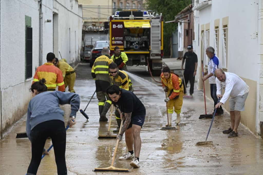 En imágenes | Así han amanecido María de Huerva y Cuarte tras las tormentas