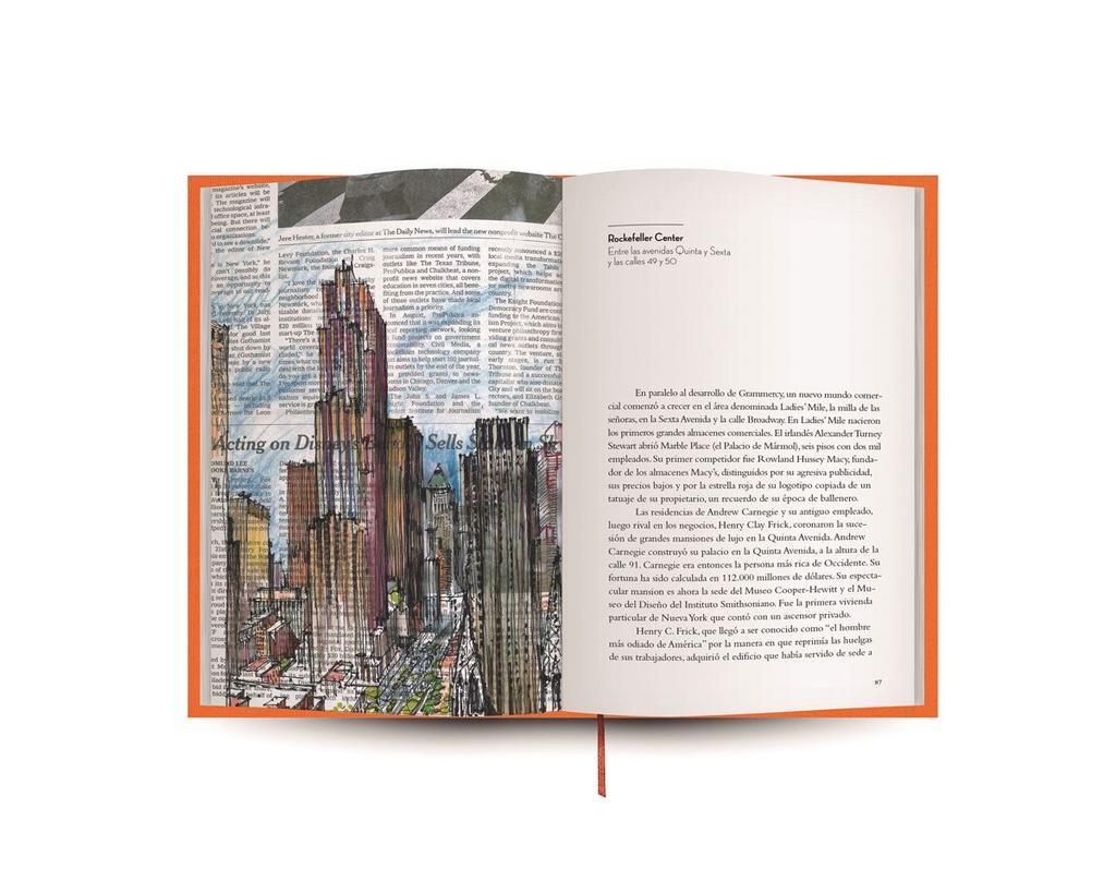 Páginas interiores del Tintablanca de Nueva York que está escrito por el director de la revista VIAJAR, Mariano López