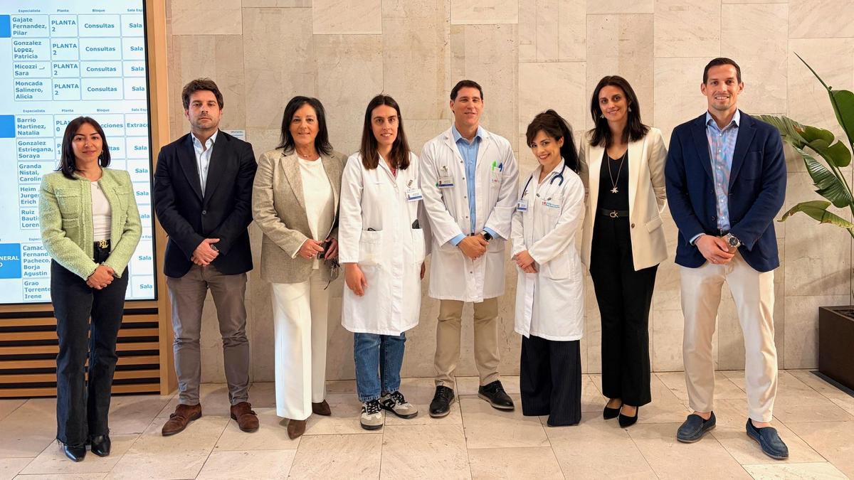 Representantes del HURJC, UAX y Forus