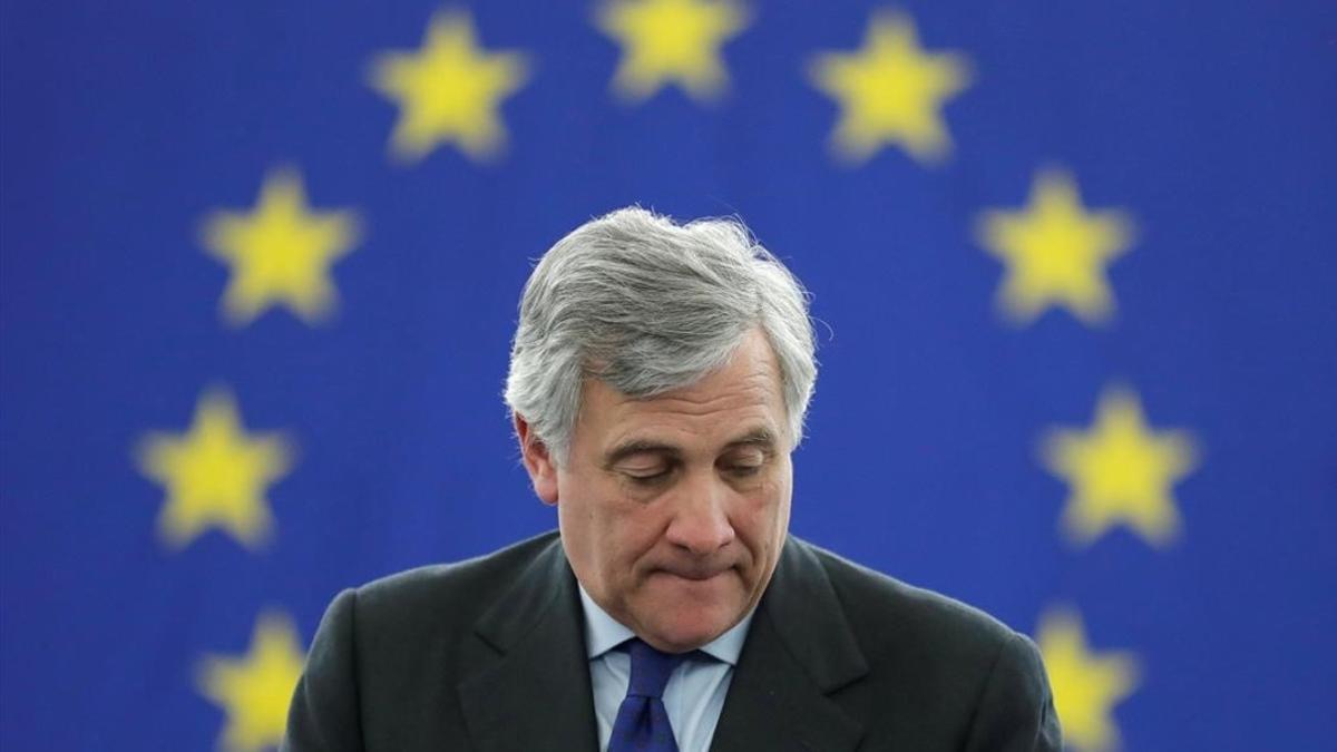 El presidente del Parlamento Europeo, Antonio Tajani.