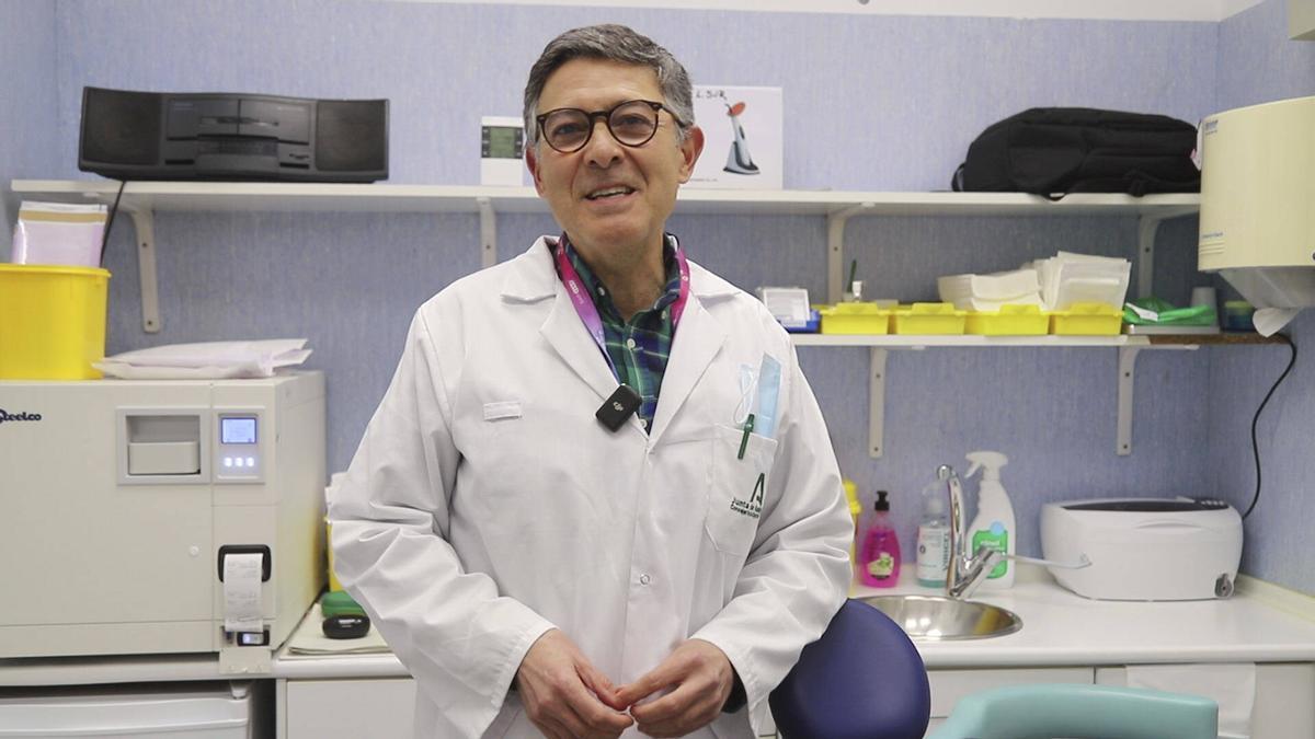 El coordinador de Salud Bucodental del Distrito Sanitario Córdoba, Federico Esparza.