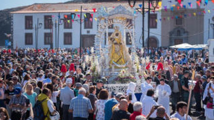 La Virgen de Candelaria, en su día grande.