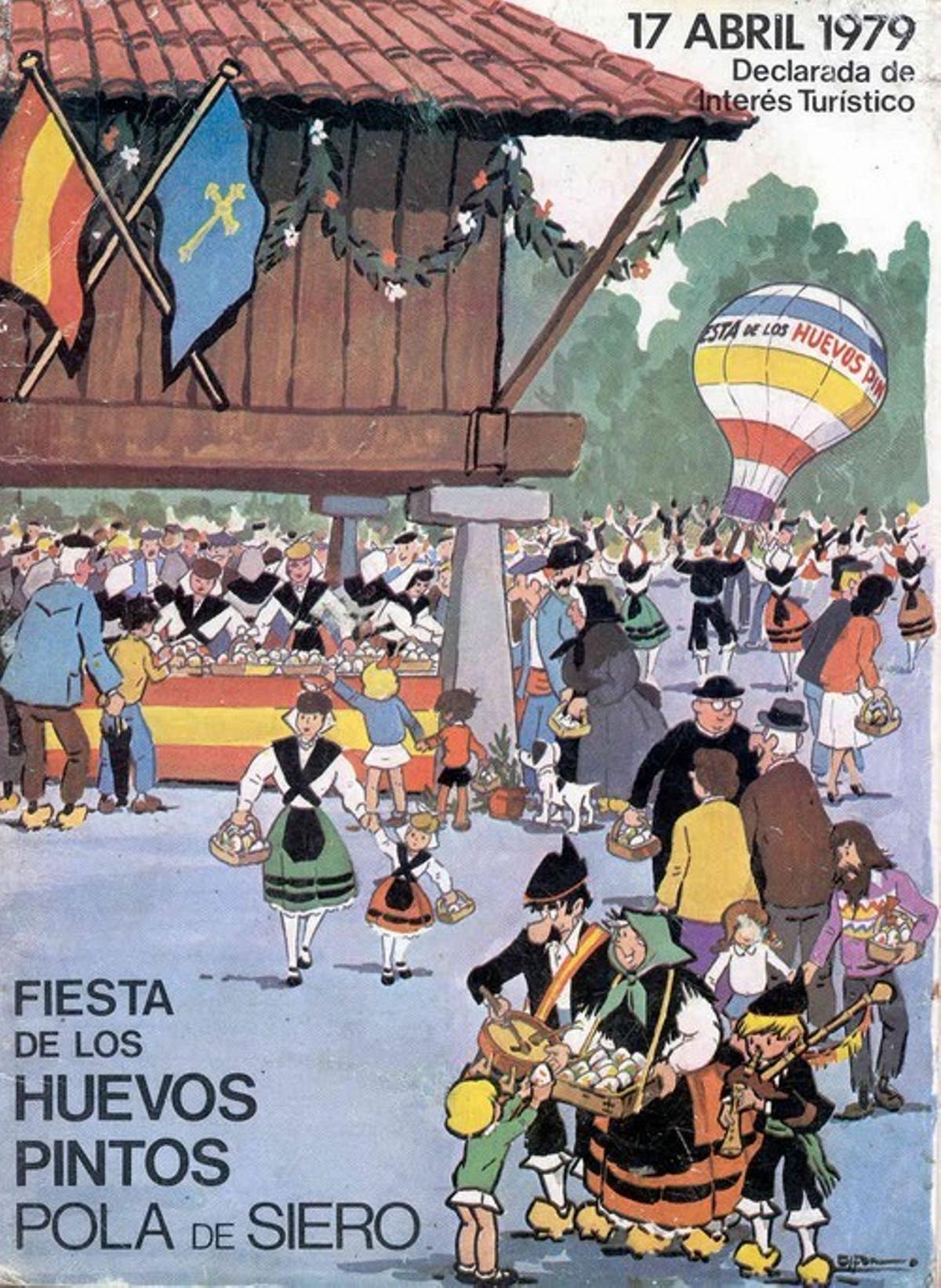 Los carteles de Güevos Pintos: así se dibujó la tradición polesa a lo largo de los años Los carteles de Güevos Pintos: así se dibujó la tradición polesa a lo largo de los años