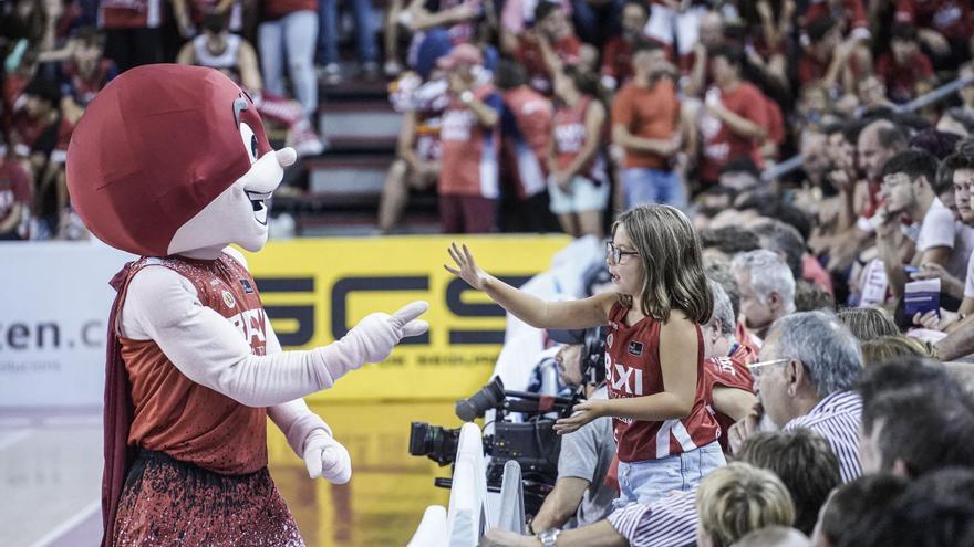 El Llumet, la mascota del Baxi, s&#039;enfronta a Chigui, la del Palència, en el ball-concurs de l&#039;ACB