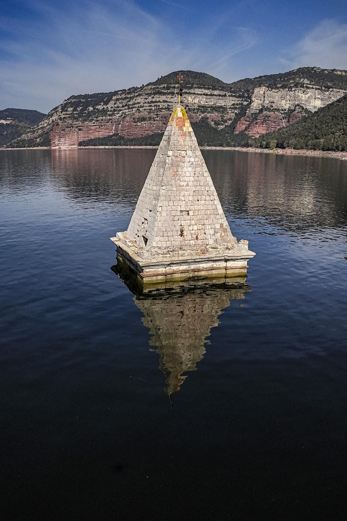 El canvi radical de Sau a vista de dron