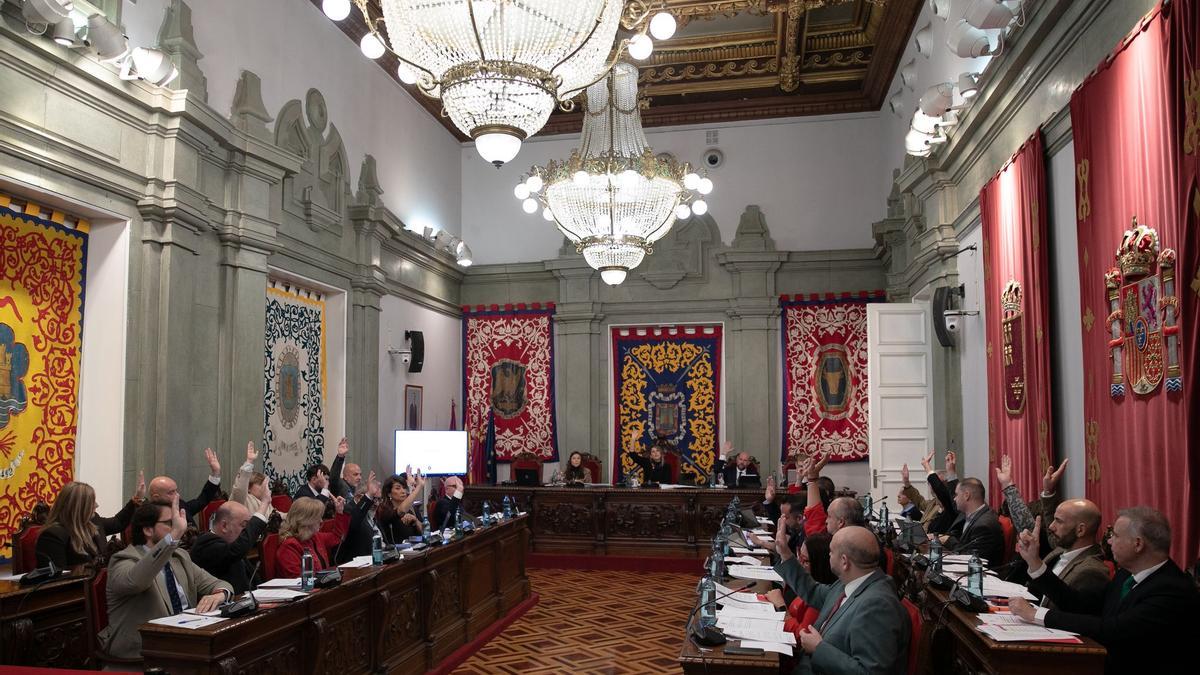 Votación por unanimidad en el Pleno del Ayuntamiento de Cartagena este viernes