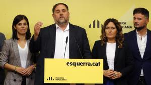 Junqueras i Rovira presenten la seva candidatura per continuar liderant ERC i «ampliar majories»