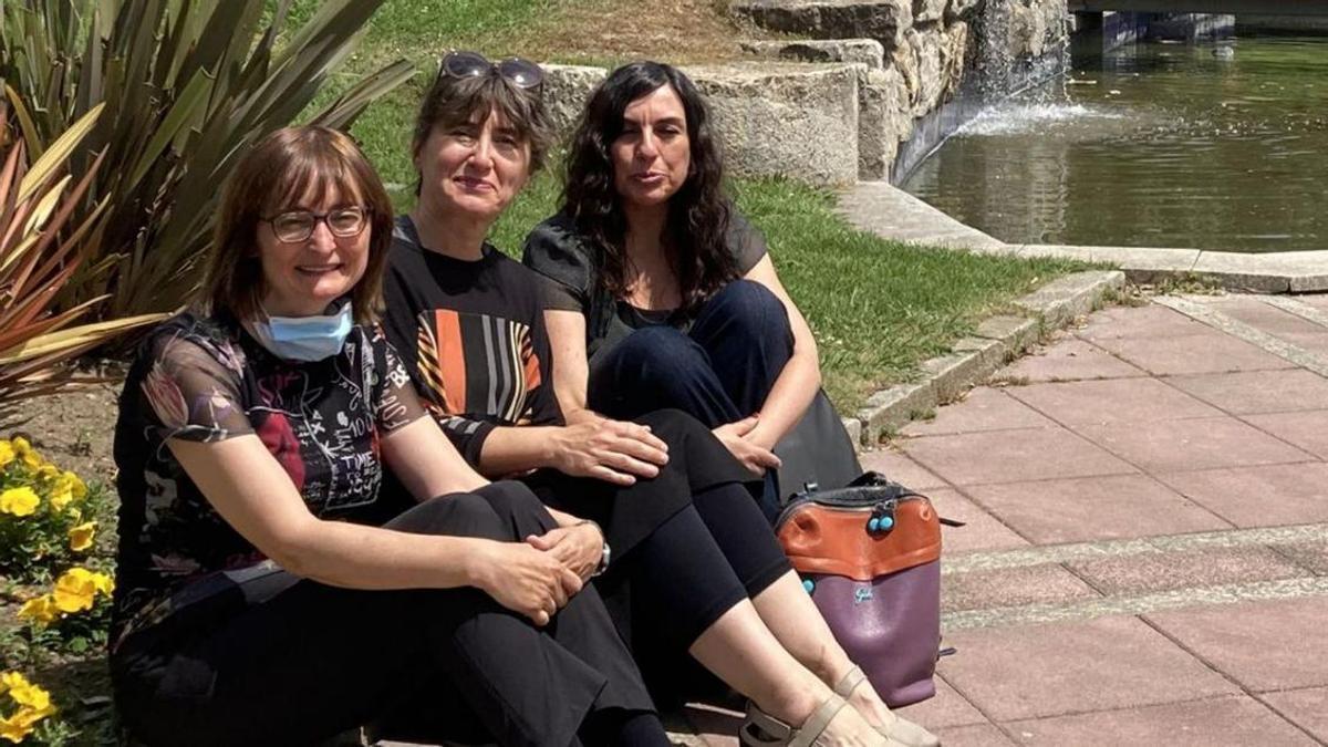 Las investigadoras. Sandra Dema Moreno, Rosario González Arias y Rocío Gañán