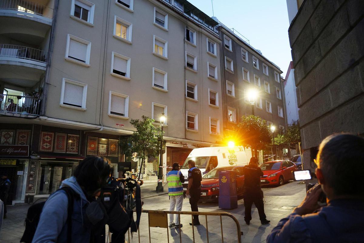 Las imágenes del mortal incendio de la plaza América de Vigo Las imágenes del mortal incendio de la plaza América de Vigo