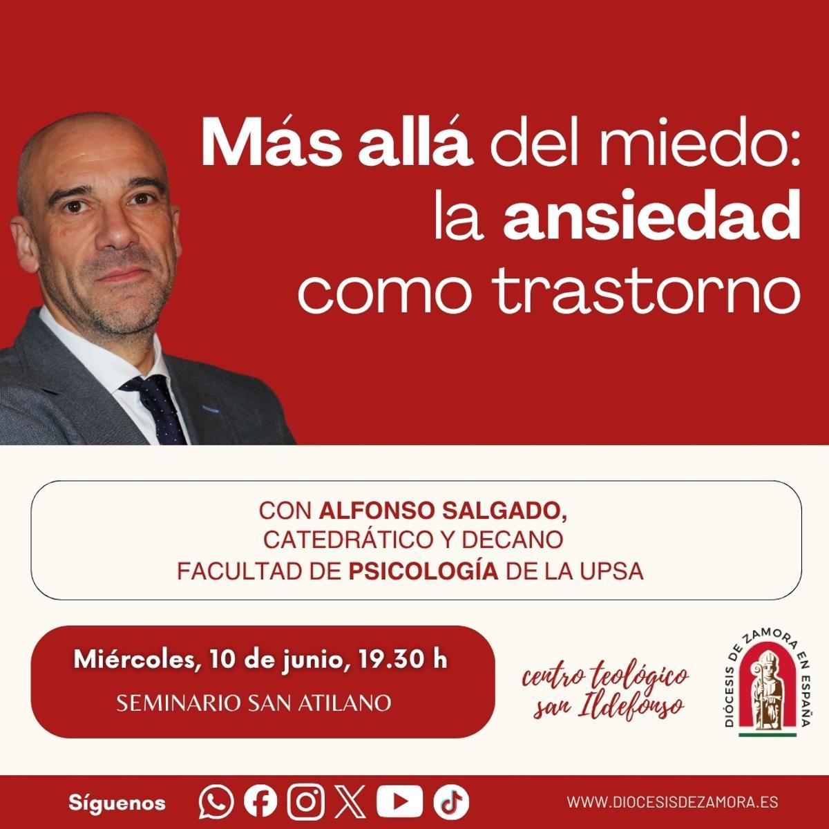El Centro Teológico San Ildefonso pone este miércoles el foco en la ansiedad.