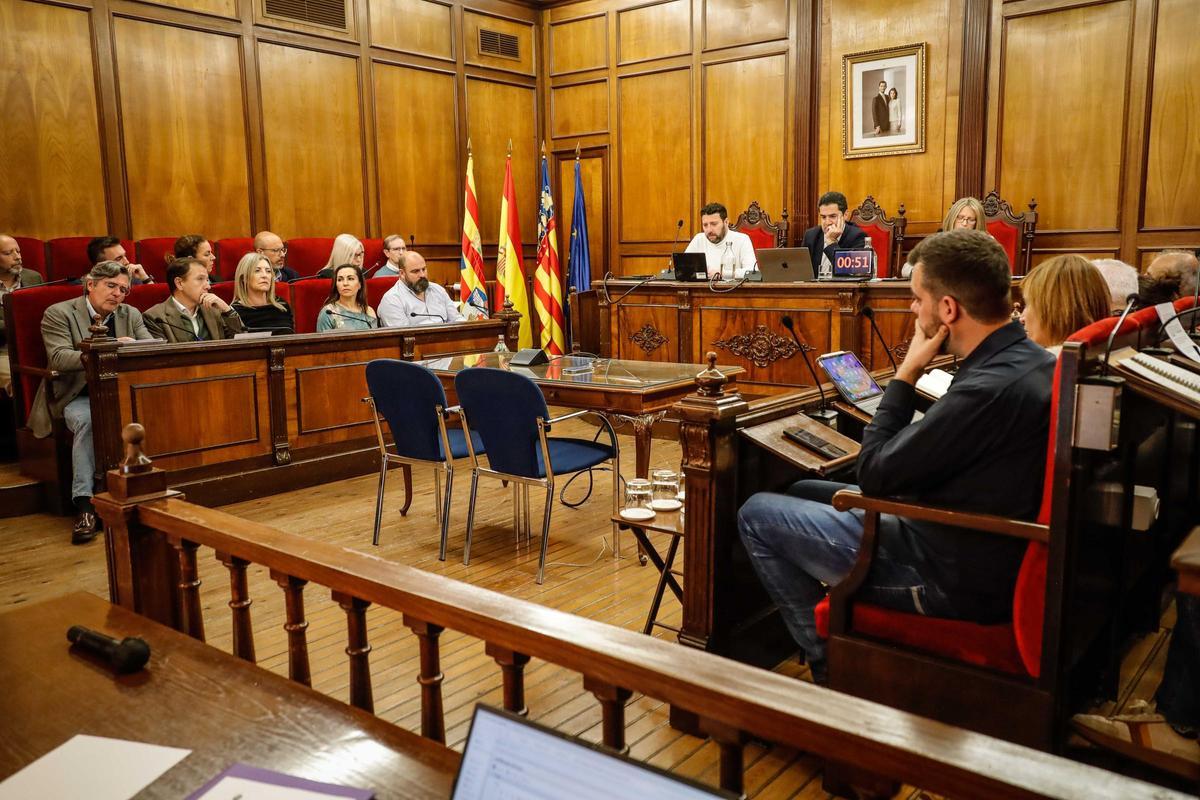 Imágenes del pleno de presupuestos de Alcoy Imágenes del pleno de presupuestos de Alcoy
