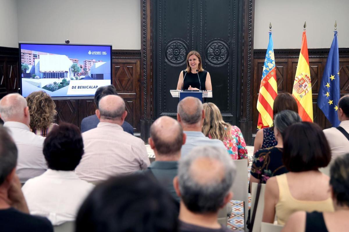Catalá en la presentación del nuevo Auditori de Benicalap