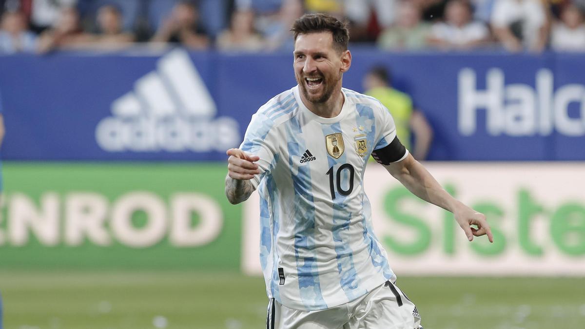 El delantero argentino Leo Messi.