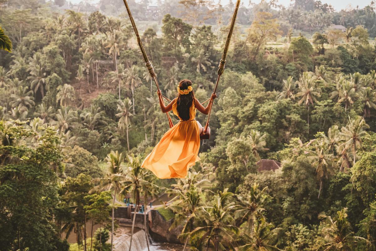 En los columpios de Bali conseguirás un fotón para instagram