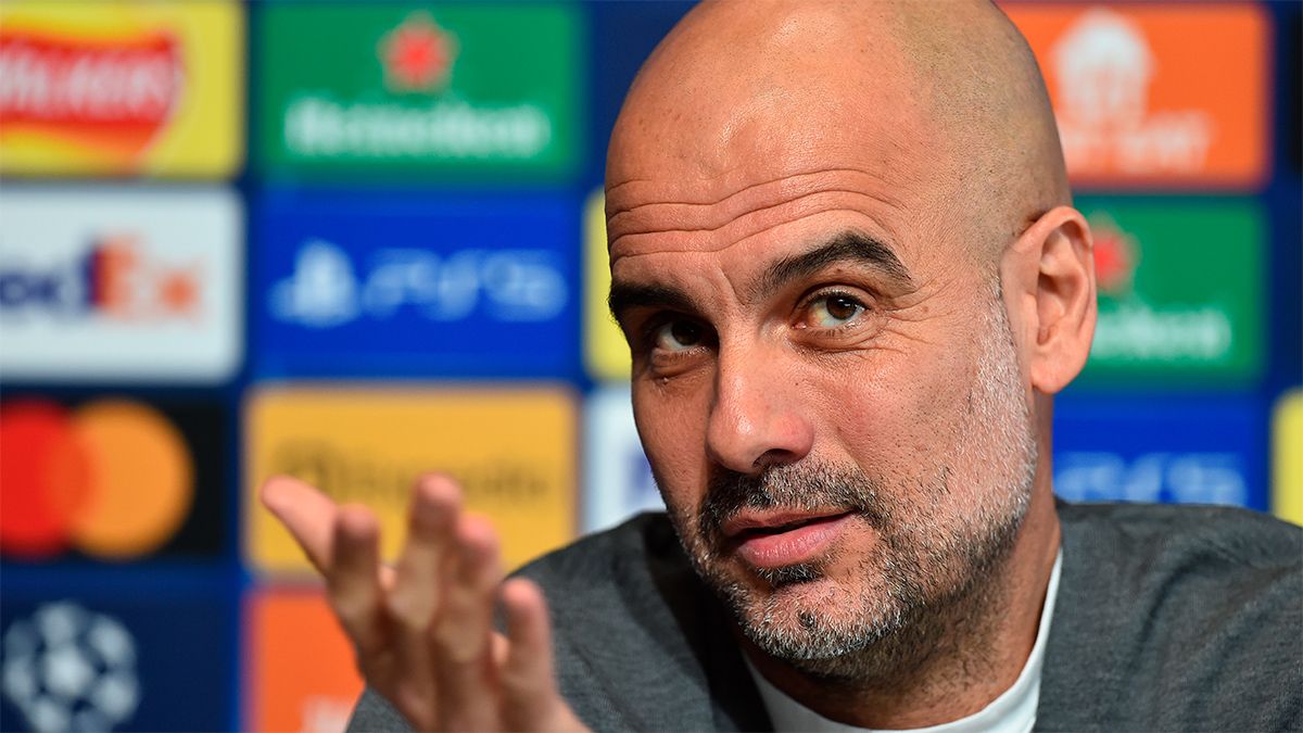 Guardiola en rueda de prensa