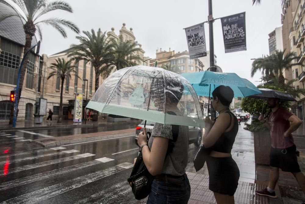 La gota fría descarga sobre la provincia de Alicante