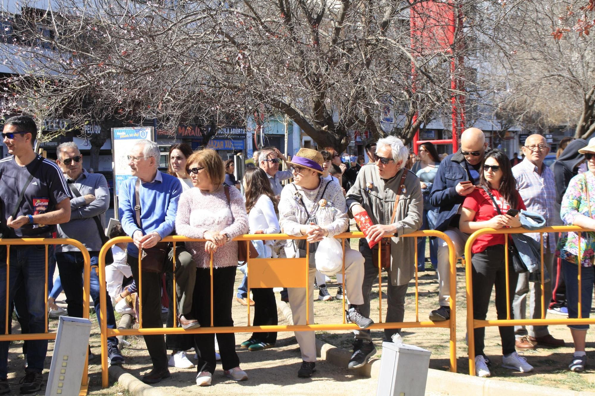 Las imágenes de la "mascletà" del 15 de marzo en Gandia