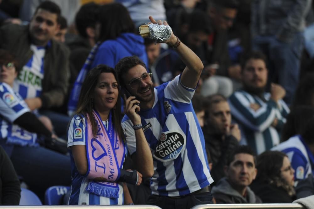 La afición se lo pasó en grande ante el Málaga