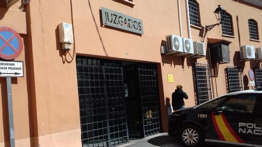 Entrada a los actuales juzgados de Lorca