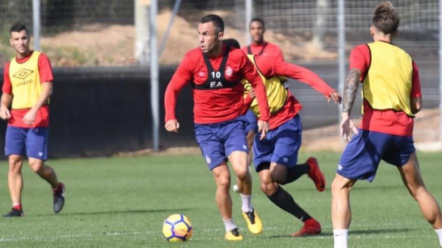 L&#039;equip es va entrenar ahir al camp de Riudarenes.