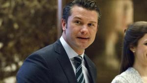 El futuro secretario de Defensa de Estados Unidos, Pete Hegseth.