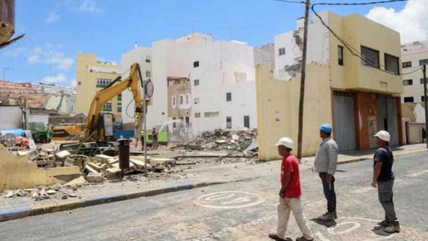 CC pide que se garantice la seguridad de las casas de Guanarteme afectadas por la obra del cauce de La Ballena
